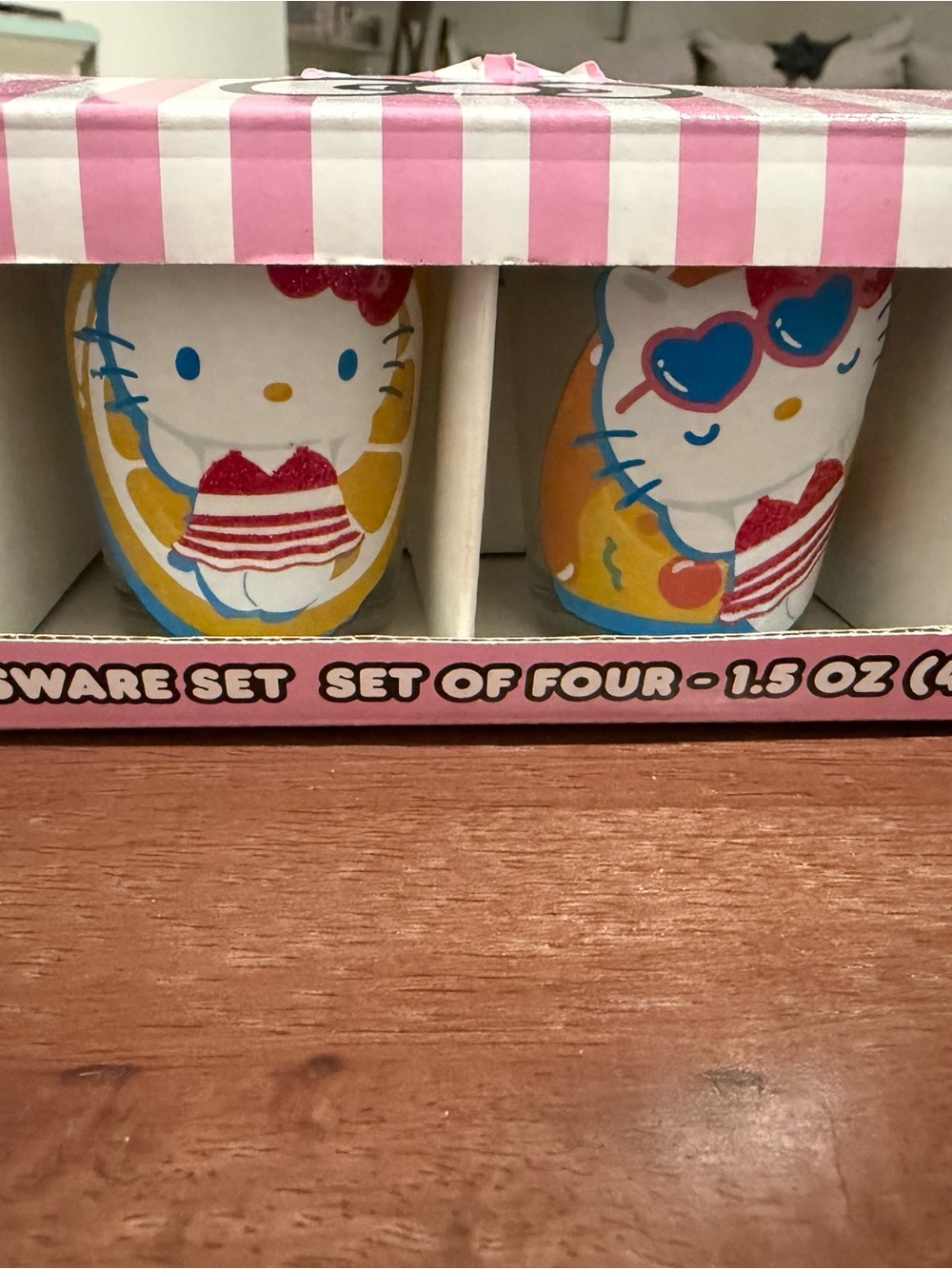 Hello Kitty Mini Ceramic Shot Glasses-3 sets